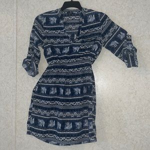 Rue 21 dress elephant print